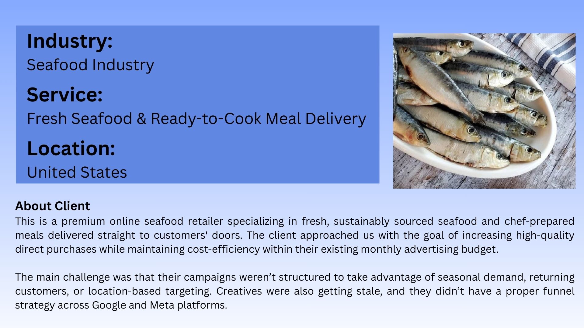 Seafood Industry Case Study Preview